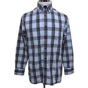 Tommy Hilfiger Button Down Plaid Shirt for Men Size M